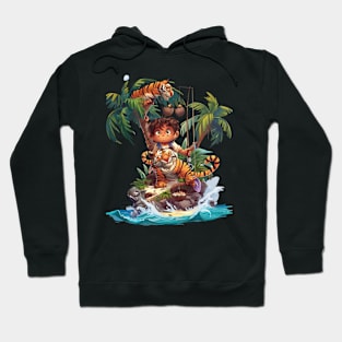 Calvin and Hobbes Twisty Time-travel Hoodie